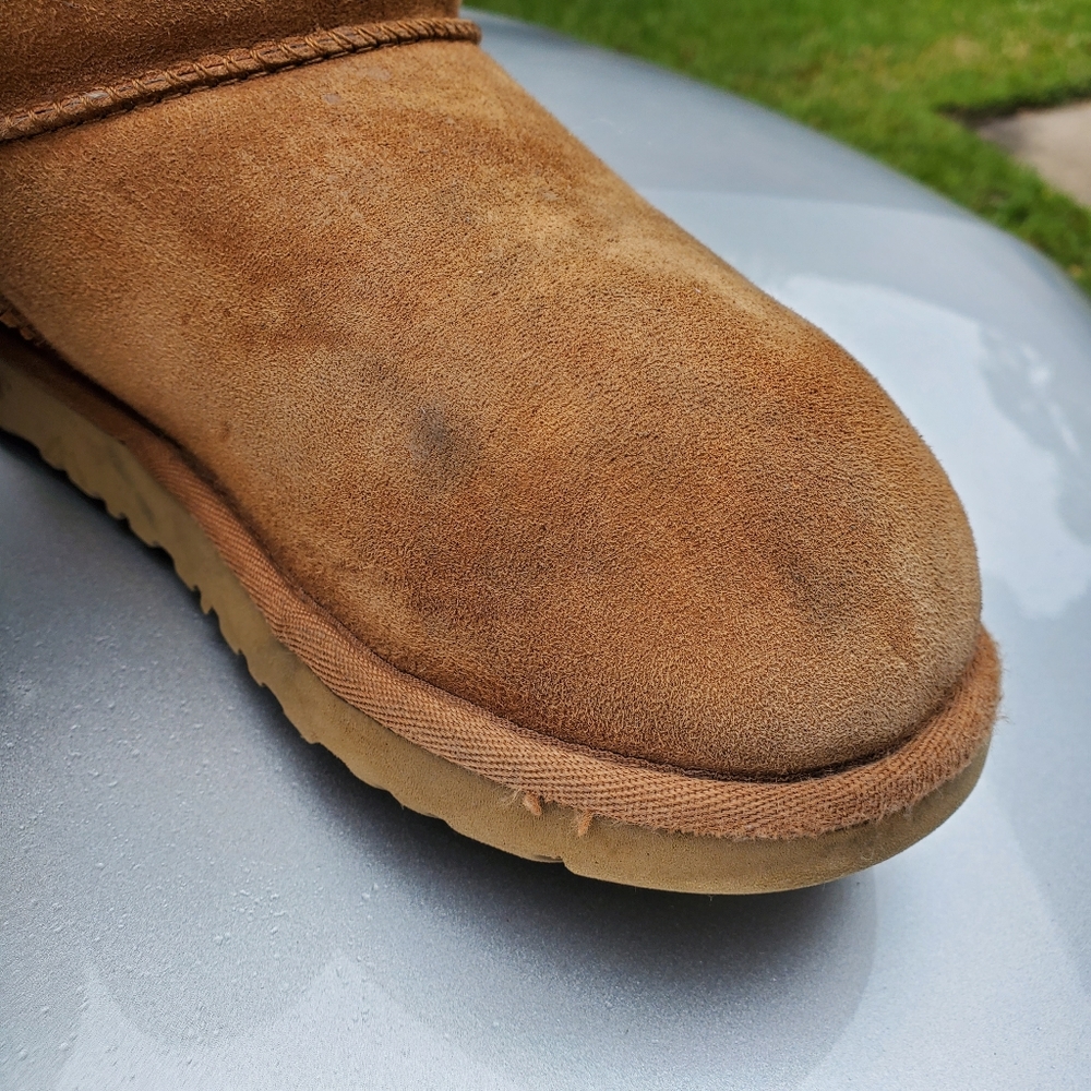 Ugg Classic II short chestnut boots 5251 kids US 4 - Picture 10 of 13